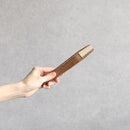 [HAND FAN] HAKUSAI BEIGE (SHORT FABRIC) 6.5 SUN | KYOTO FOLDING FANS| YASUTO YONEHARA