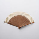 [HAND FAN] HAKUSAI BEIGE (SHORT FABRIC) 6.5 SUN | KYOTO FOLDING FANS| YASUTO YONEHARA