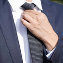 [領帶] Garza領帶（木炭灰色）| kuska |手工編織