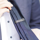 [NECKTIE] GARZA TIE (DARK NAVY) | KUSKA | HAND WOVEN