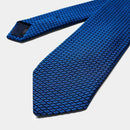[NECKTIE] GARZA TIE (TANGO BLUE) | KUSKA | HAND WOVEN
