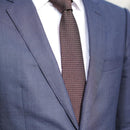 [NECKTIE] GARZA TIE (DARK BROWN) | KUSKA | HAND WOVEN