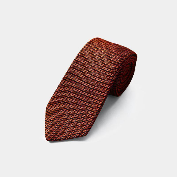 [Necktie] Kuska Garza Tie (ส้ม) | ทอมือ