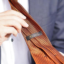 [NECKTIE] GARZA TIE (ORANGE) | KUSKA | HAND WOVEN
