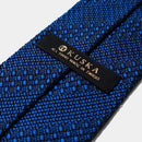 [NECKTIE] TANGO JACQUARD TIE (TANGO BLUE) | KUSKA | HAND WOVEN