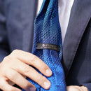 [NECKTIE] TANGO JACQUARD TIE (TANGO BLUE) | KUSKA | HAND WOVEN