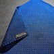 [CHIEF] GARZA POCKET SQUARE (TANGO BLUE) | KUSKA | HAND WOVEN