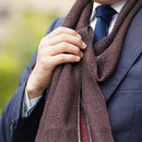 [STOLE] LINE (BROWN) | KUSKA | HAND WOVEN