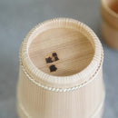 [SAKE CUP] YOSHINO CEDAR GUINOMI SAKE CUP (S) | KYO SASHIMONO (JOINERY)