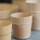 [Sake Cup] Yoshino Cedar Guinomi Sake Cup (M) | Kyo Sashimono (Joinery)