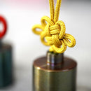 [BELL] CHIBI (M) KIKU KNOT YELLOW | LINNE | ORIN (BUDDHIST BELL)
