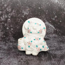 [RACCOON FIGURINE]   TANUTANU FLOWER (PINK) FEMALE  | SHIGARAKI WARE