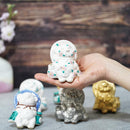 [RACCOON FIGURINE]   TANUTANU FLOWER (PINK) FEMALE  | SHIGARAKI WARE