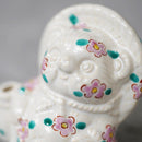 [RACCOON FIGURINE]   TANUTANU FLOWER (PINK) FEMALE  | SHIGARAKI WARE