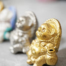 [RACCOON FIGURINE] TANUTANU (GOLD) MALE | SHIGARAKI WARE