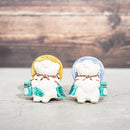 [라쿤 입상] YAMASHO TOUKI 라쿤 입상 TANUTANU LIKE KOKUTANI SET | 시가 라키 도자기