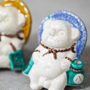 [라쿤 입상] YAMASHO TOUKI 라쿤 입상 TANUTANU LIKE KOKUTANI SET | 시가 라키 도자기