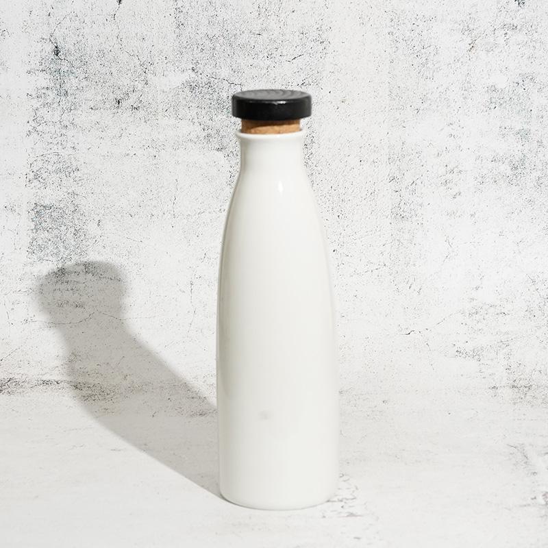 [แก้วน้ำ / ขวดน้ำ] ขนมอิออนบอตต์ (สีขาว) | Shigaraki Ware