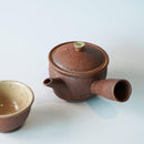 [JAPANESE TEA POT] BRONZE-RED | SHIGARAKI WARE