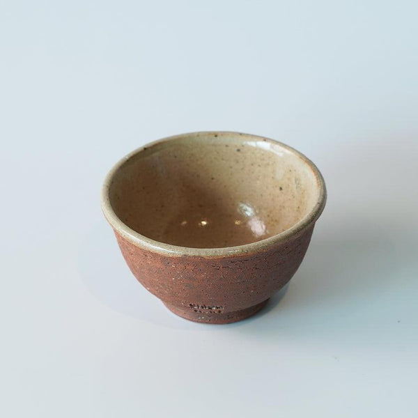 [JAPANESE TEA CUP] BRONZE-RED | SHIGARAKI WARE