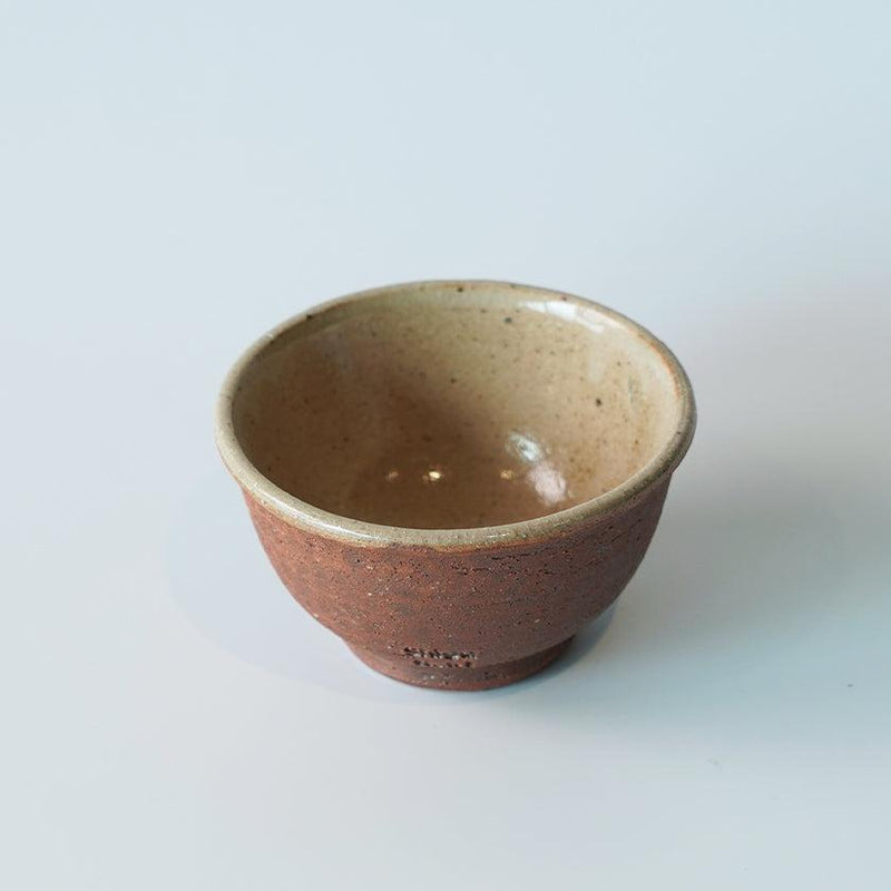 [ถ้วยชาญี่ปุ่น] สีบรอนซ์-แดง | Shigaraki Ware