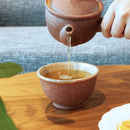 [JAPANESE TEA CUP] BRONZE-RED | SHIGARAKI WARE