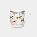 [MUG (CUP)] OKURA ART CHINA MERRY-GO-ROUND MUG(BLUE) | CERAMICS