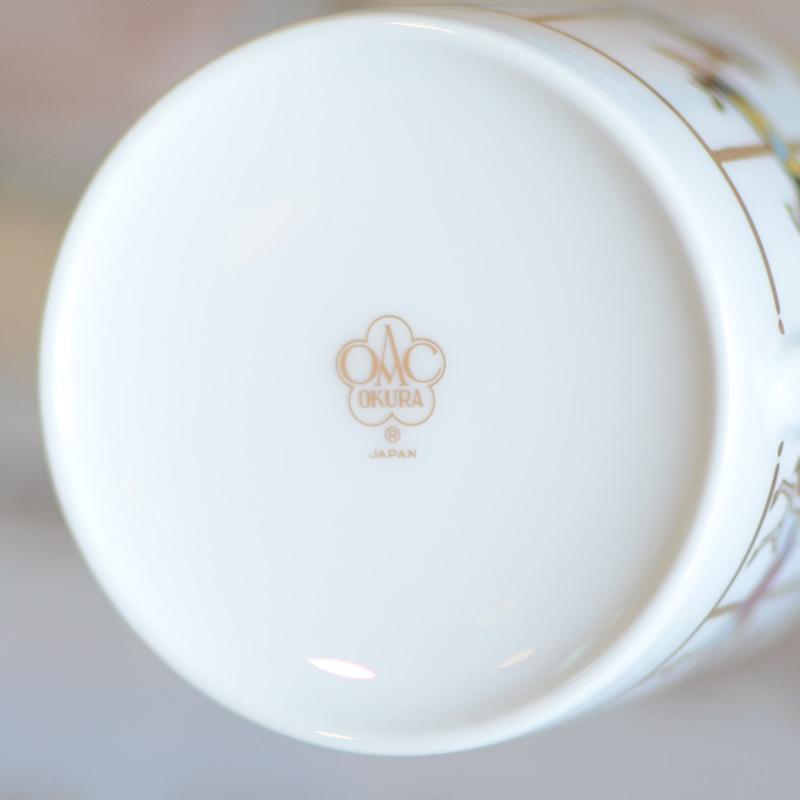[杯子（杯）] Okura藝術中國旋轉圓形杯子（粉紅色）|陶瓷