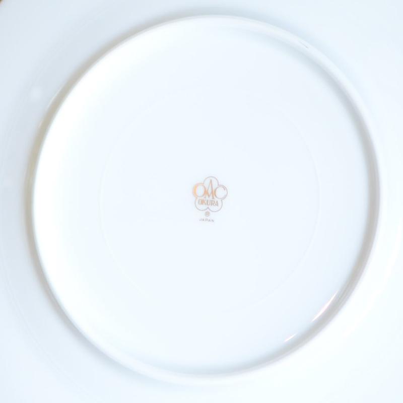 [杯子（杯）] Okura藝術中國旋轉木製咖啡杯和碟子，板套（每件2件）|陶瓷