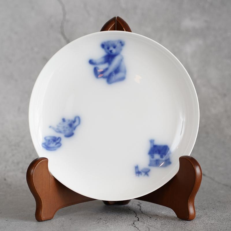 [SMALL DISH (PLATE)] OKURA ART CHINA MY LITTLE BEAR PLATE | CERAMICS