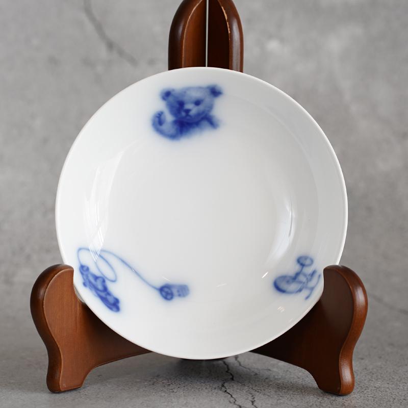 [작은 접시 (플레이트)] 오쿠라 아트 중국 내 작은 곰 과일 그릇 | 세라믹