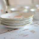 [日本茶杯] Okura Art China花球日本茶杯，花形小板（每5件）|陶瓷