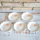 [日本茶杯] Okura Art China花球日本茶杯，花形小板（每5件）|陶瓷