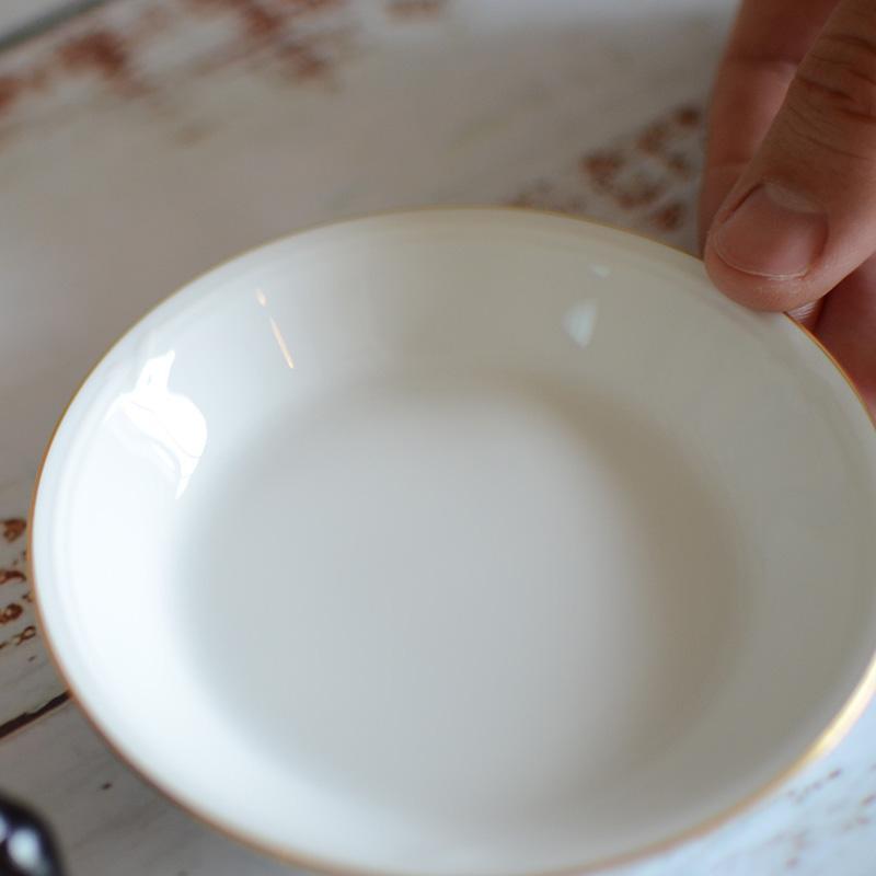 [小盤（板）] Okura藝術中國金線小盤（4.3英寸）（2件式）|陶瓷