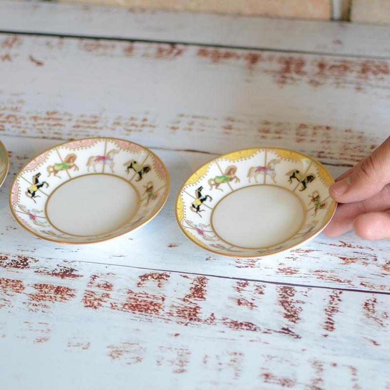 [小盤（板材）] Okura藝術中國旋轉圓形小展（3色套）|陶瓷