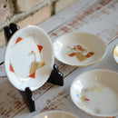 [SMALL DISH (PLATE)] OKURA ART CHINA JAPANESE TRADITIONAL SEASON FESTIVAL SMALL PLATE (5-PIECE SET) | CERAMICS