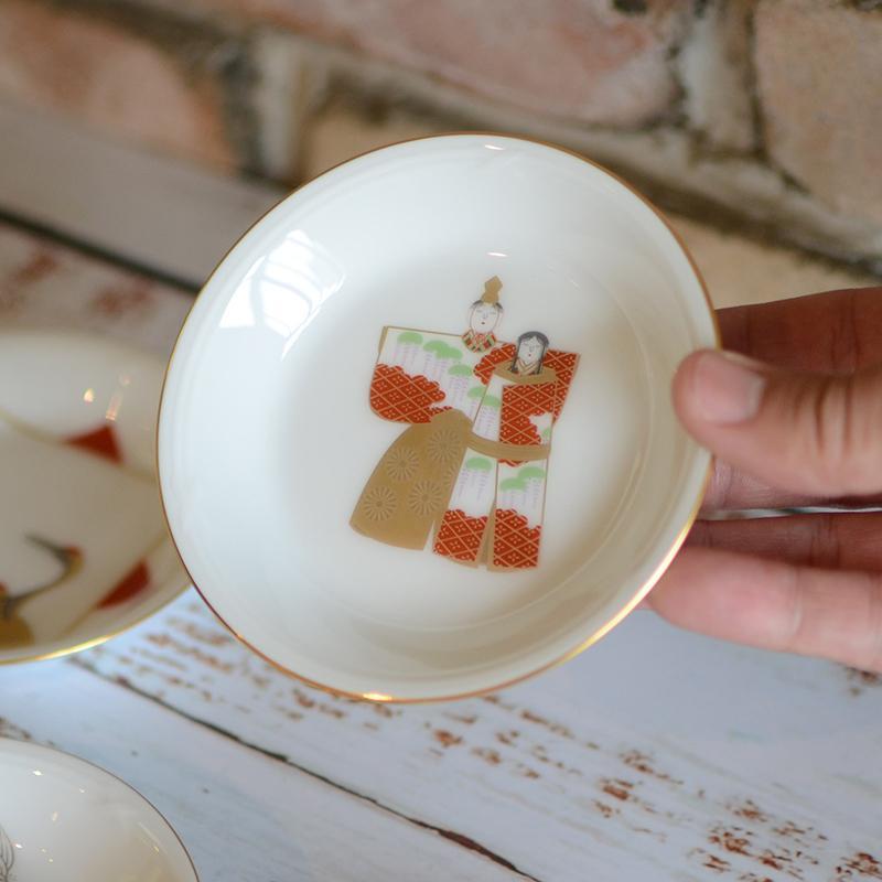 [小盤（板材）] Okura藝術中國日本傳統季節小盤（5件套）|陶瓷
