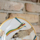 [牆面裝飾（牆藝）] Okura藝術中國鯉魚橫幅裝飾板|陶瓷