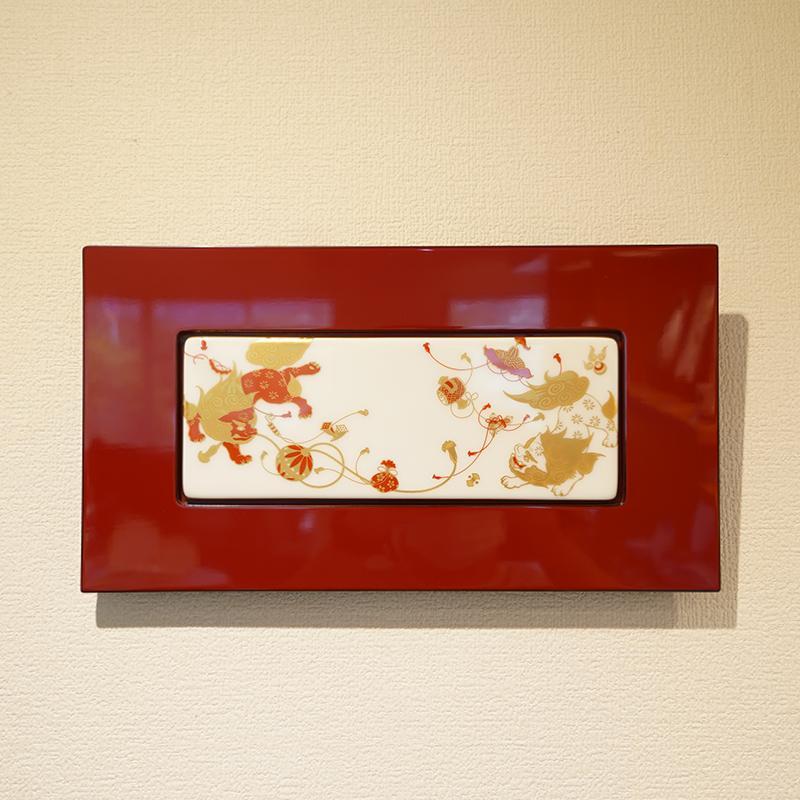 [牆面裝飾（牆藝）] Okura藝術中國瓷器框架 -  frame素和寶藏 -  |陶瓷