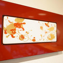 [WALL DECOR (WALL ART)] OKURA ART CHINA PORCELAIN FRAME -LION & TREASURE- | CERAMICS