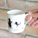 [杯子（杯）] Okura Art China Lucky Black Cat Mug Part-1 |陶瓷