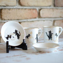 [MUG (CUP)] OKURA ART CHINA LUCKY BLACK CAT MUG PART-2 | CERAMICS