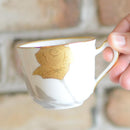 [MUG (CUP)] OKURA ART CHINA GOLDEN ROSE CUP & SAUCER | CERAMICS