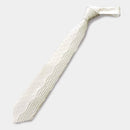 [Pleats Tie]圓點白色| Nekado | Nishijin Ori（紡織品）