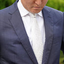 [Pleats Tie]圓點白色| Nekado | Nishijin Ori（紡織品）