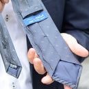 [Pleats Tie]波灰色| Nekado | Nishijin Ori（紡織品）