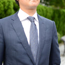 [Pleats Tie]波灰色| Nekado | Nishijin Ori（紡織品）