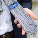 [tie tie pleats] แถบแนวตั้งสีเทา | Nekado | Nishijin Ori (สิ่งทอ)