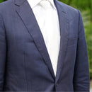 [tie pleats] ซาตินสีขาว | Nekado | Nishijin Ori (สิ่งทอ)