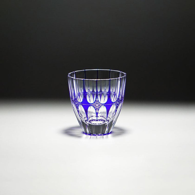 [แก้วสาเก] rinzen guinomi (สีน้ำเงิน) | คิริโกะ